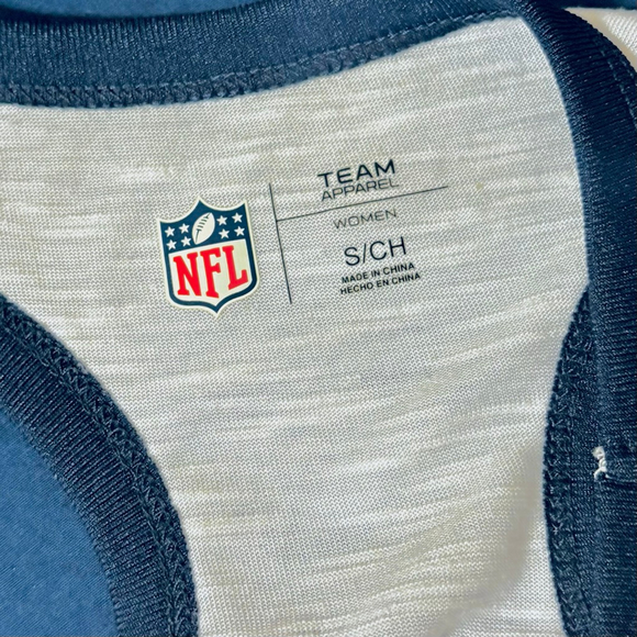 NFL Cowboys Football Tank Top S White Blue - Picture 10 of 11